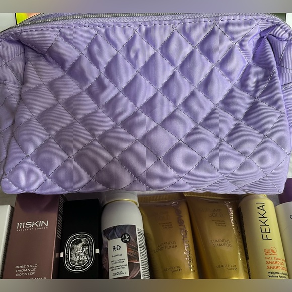 NIB 21 Piece Space NK Set $684 Purple Cosmetics Bag 111Skin Oribe Olaplex Saturn - Picture 6 of 9